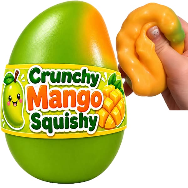 Creamy Butter Squishy Stick ASMR Slow Rising Bead Filled Squeezable Desk Decor Gifts for Adults (Mango) Mango