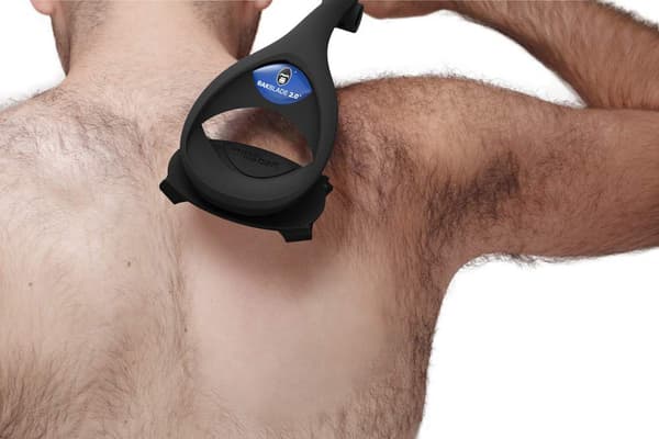 2.0 PLUS - DIY Back Shaver for Men, Ergonomic Handle, Wet or Dry Shaving, Comes with Extra Blades