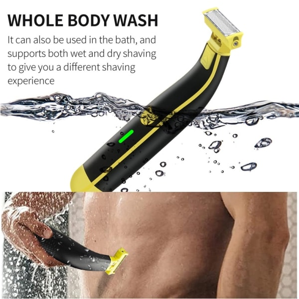Philips OneBlade 360 u00b u00bAnsikt og Kropp Hybrid Elektrisk Barbermaskin og Skjeggtrimmer for Menn med 5-i-1 Ansiktsstubbekam og Kroppshårtrimmer Kit