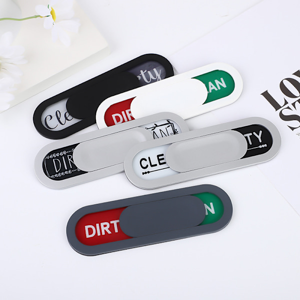 Smutsig, ren, skylt, diskmaskinsmagnet rolig rengöringsskylt indikator magnetisk ...