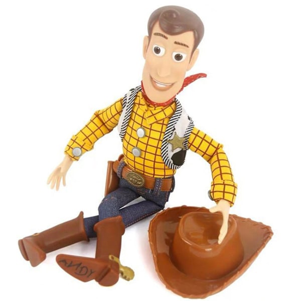 Pixar Toy Story Woody Jesse Woody Tegneserie Legetøj Toy Story Sheriff Woody Kan Lave Stemme Action Figur Model