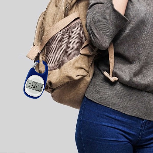 3D Digital Enkel Vandringsafstand Clip-on Stegräknare