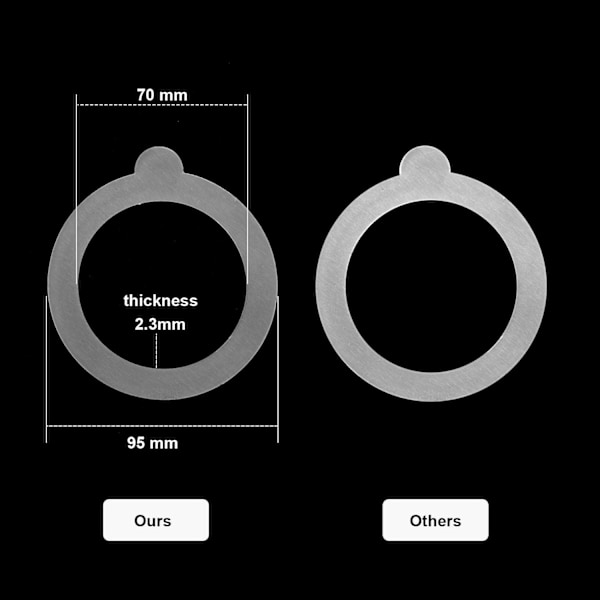 12 st Silikon Tätningar för Burkar, Läcksäkra Lufttäta Silikon Tätningsringar, för Glasburkar med Klämma 0,35/0,5/1/ 1,5/2 Liter Konserveringsburk