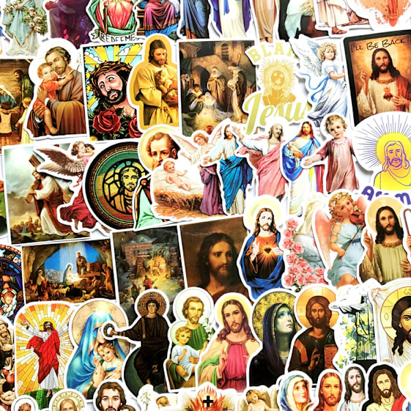 Bibelklistermærker Religiøse klistermærker Jesus klistermærker Kristne klistermærker Biblen