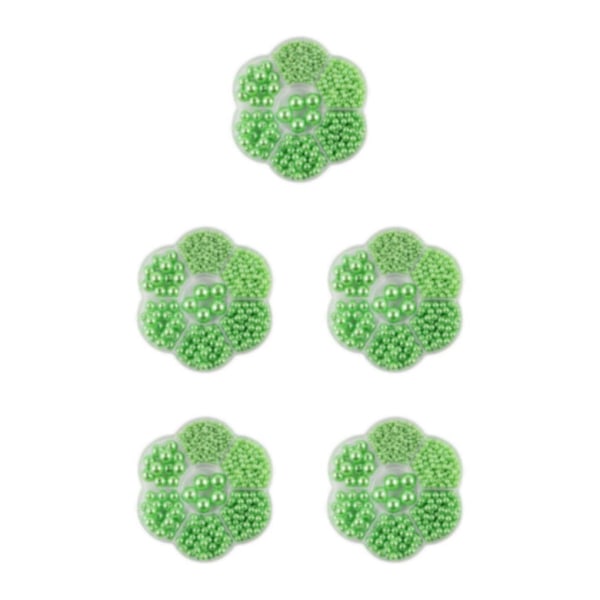 1/2/3/5 1150 st DIY-pärlor för att göra vackra smycken - Grön green 5PCS