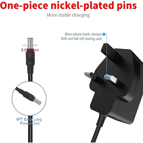27V 500mA Akkulaturi Pistoke Yhteensopiva Gtech Airram Mk2 K9 Ar02 Aft001 Pölynimurin Virtalähteen Adapterin Kanssa BY
