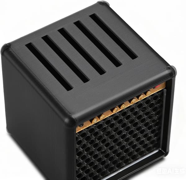 Guitar Pick Holder - Guitar Pick Box - Amplifier - Speaker Style Pick Case