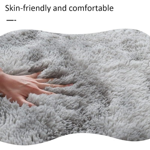 4-Pack Super Soft Microfiber Bath Mat, Non-Slip & Absorbent for Bathroom and Kitchen black blue