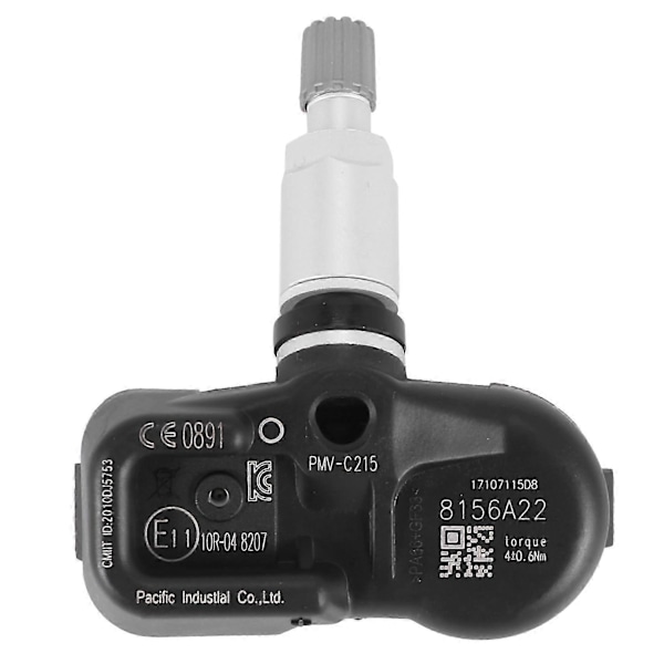 433MHZ Däcktrycksövervakningssystem (TPMS) Sensor för Toyota Camry CHR Corolla 42607-48020