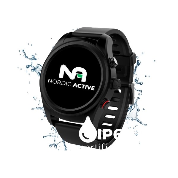 Nordic Active S10+ Sportklocka GPS Svart