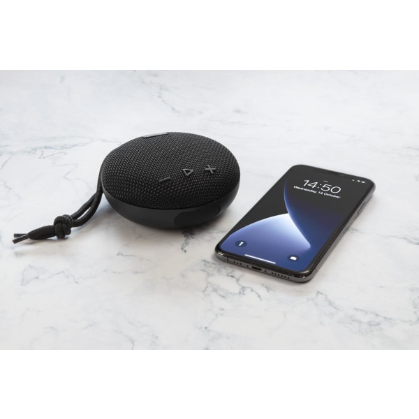 Essentials Bärbar högtalare, vattentålig IPX7, TWS Bluetooth Svart