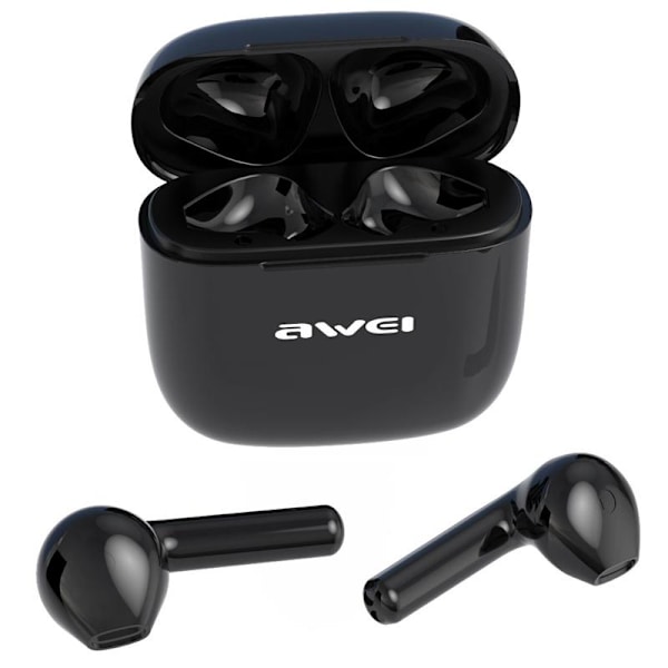 awei T26 Bluetooth V5.0 TWS Headset Svart