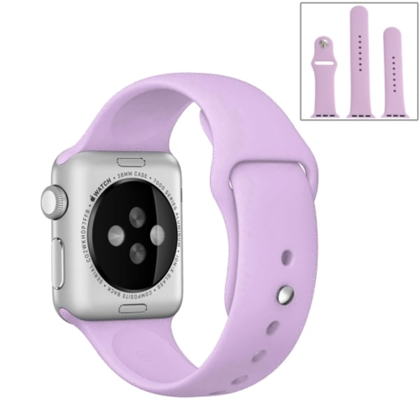 För Apple Watch 42mm  silikon Sport klockarmband Rosa