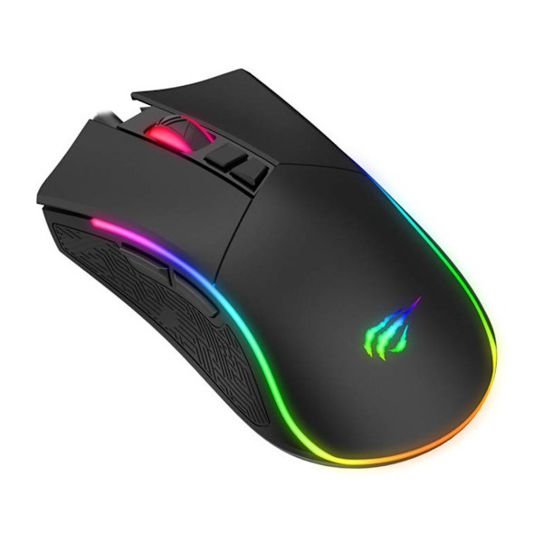 Havit HV-MS1001  RGB Gaming Mus 7200 DPI Svart
