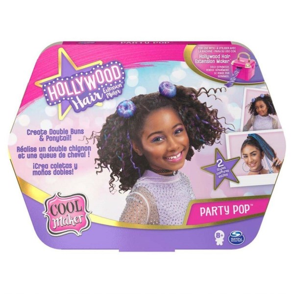 Cool Maker Hollywood Hair Styling Pack Party Pop multifärg