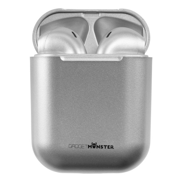 Gadgetmonster TWS Silver Earbuds Silver
