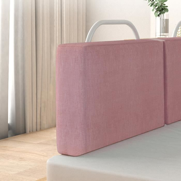 XMTECH Babysängstång Barn Softpack Spjälsäng Säkerhetsbarriär Höjd Justerbar Anti-Fall Cherry Pink 1,8m Körsbärsrosa