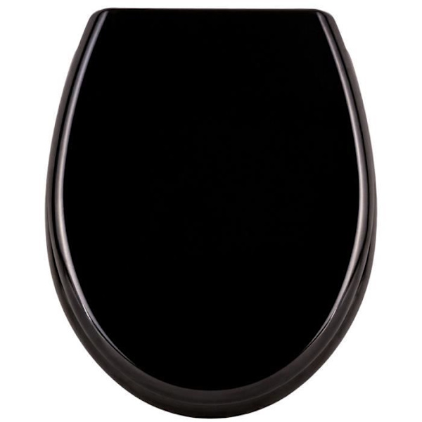 Toalettsits - XMTECH - Universal - Svart - Urea harts - Soft close Svart