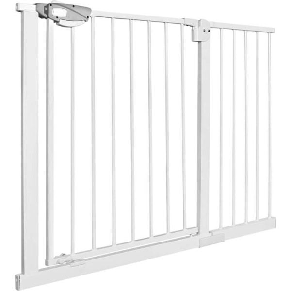XMTECH Safety Gate - Justerbar 105-115 cm - Tvåvägsöppning - Ingen borrning - Vit