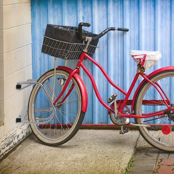 Golvställ Cykelställ för 2 cyklar - UISEBRT - Cykelställ med säkert grepp för hjul