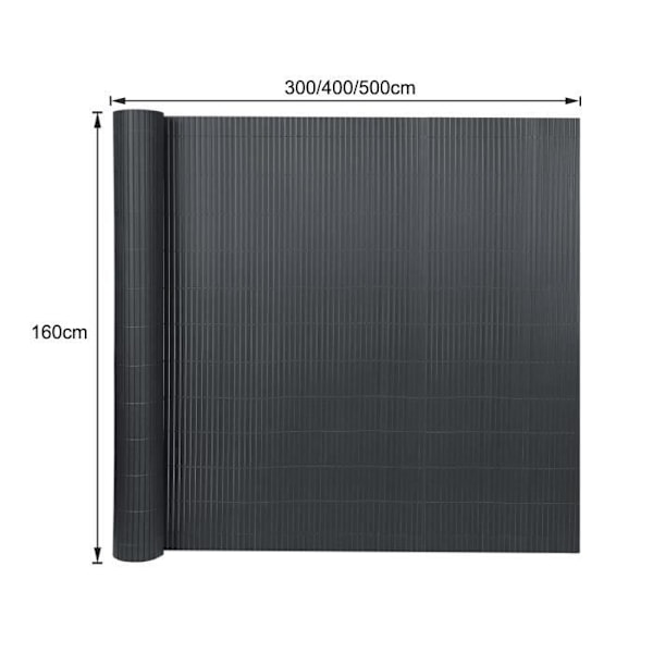 Skyddsmatta - UISEBRT - 160x300cm - PVC - Antracit - Lätt att installera Antracit