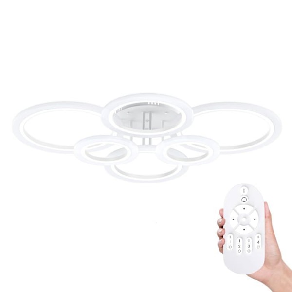 LED taklampa - UISEBRT - 96W - Dimbara - Fjärrkontroll - Modern design