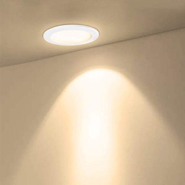LED-Inbyggnadsspotar - UISEBRT - 20x - 12W - IP44 - Varmvit - Modern Design Vit varmt