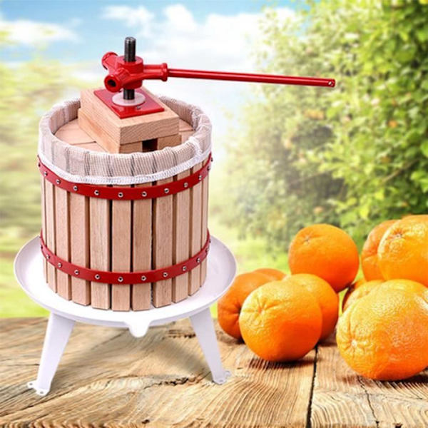 Fruktpress - UISEBRT - 12L - Ek - Manuell - Mekanisk press