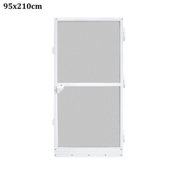 UISEBRT myggnät för aluminiumfönster - myggnät utan borrning eller skruv (vitt, 95×210cm)