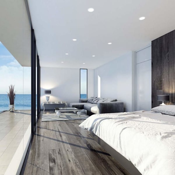 LED Inbyggnadsdownlights - UISEBRT - 20x - 9W - IP44 - Kall Vit - Modern Design