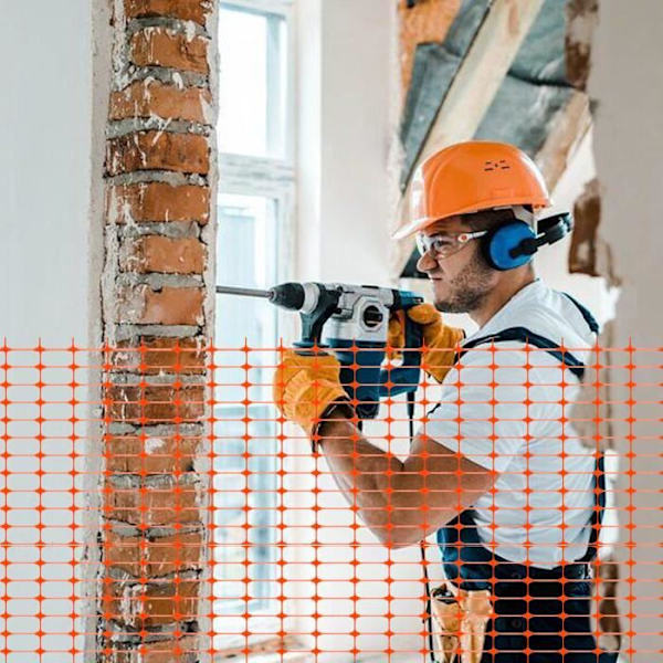 UISEBRT 80m² skyddsstaket i plast, flexibelt nät, multifunktionellt säkerhetsstaket för trädgård, pool
