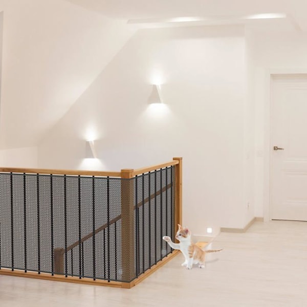 Skyddsnät - UISEBRT - 450x91cm - Svart - Polyester - Trappsäkerhet svart vit
