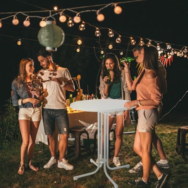 Höj- och sänkbar ståbord - UISEBRT - Rund - Fällbar - 79 cm - Justerbar - 2/3 platser