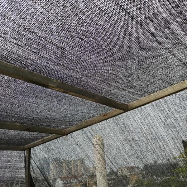 Solskydd - UISEBRT - 1,8x10m - 100% HDPE 150g/m² - Skuggning 85% - Antracit Antracit