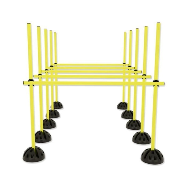 Koordinationshäck - UISEBRT - Set om 5 - Höjdjusterbar - Gul