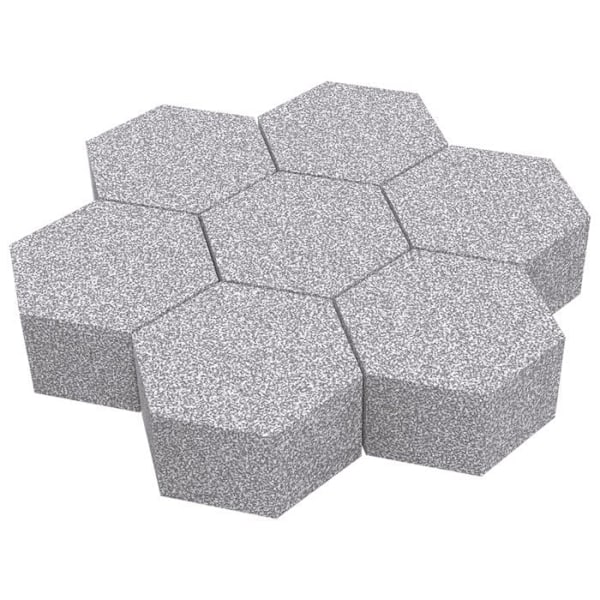 Betongform - UISEBRT - Typ E - Plast - Rektangulär - Svart Svart
