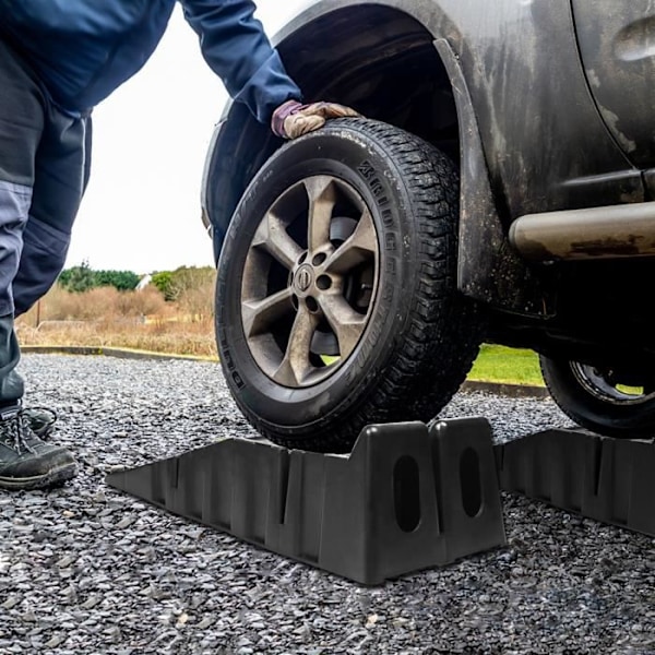 Plastlyftramper för bil - UISEBRT - 2,5T - Svart