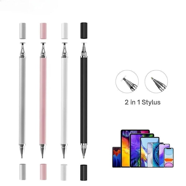Universell Skärmpenna för iPhone iPad Tablet Telefon Android T0X2 pink one-size