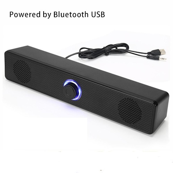 Lång Trådbunden Bluetooth Högtalare~ Y6P1 F8L9 R5N5 M8R6 V8F5 blackB Wired+Bluetooth