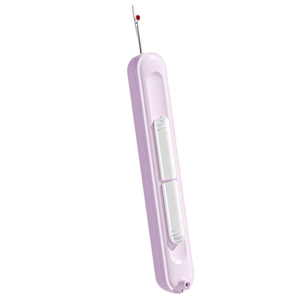 2 i 1 DIY Nålträdare och Sprättare Sy Nål Trä Verktyg Portabel Purple 1pcs