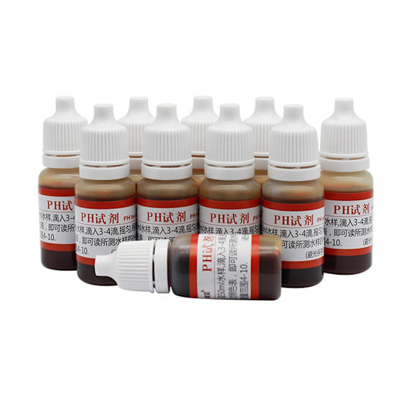 10 ml (A) $ph snabbtestreagens för vattenkvalitet N4H2. B0L9 V6H5