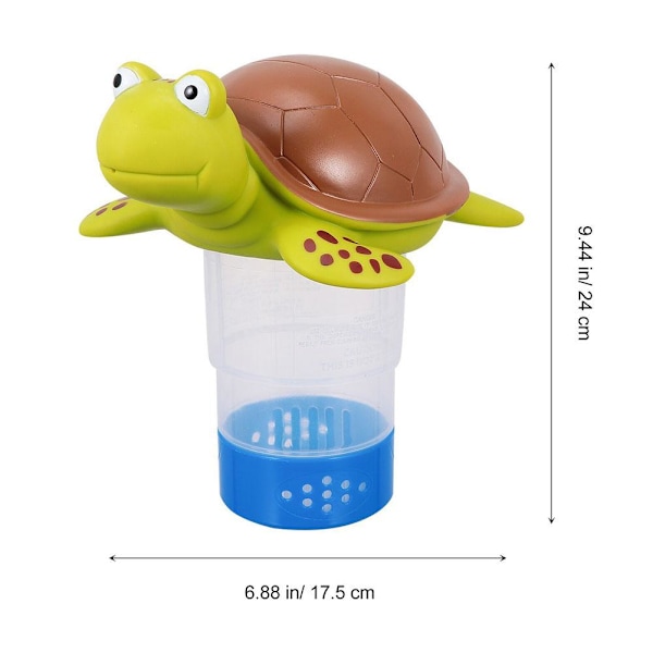 Klordispenser för pool, flytande klordispenser för pool passar 3\" tabletter