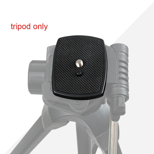 Stativ Snabbkopplingsplatta Skruv Adapter Fäste Huvud För Digitalkamera DSLR SLR◁ black3 One-size