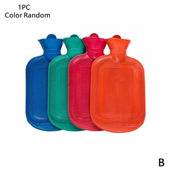 2024 1L Vattenflaska i Gummi för Värmeterapi G8N8 G4G3 multicolorB 1000ml