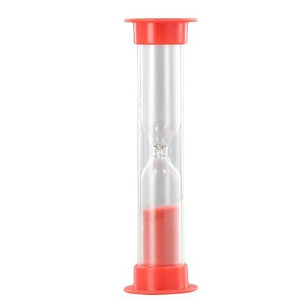 1/2/3/5/10 Minuters Sand Ägg Timer Undervisningsspel Tandborstning Timing Sekund~ red One-size