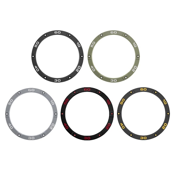 för Xiaomi Watch S3 Bezel Skyddsfodral Anti-kollisionsskydd Nytt black red for Xiaomi watch S3