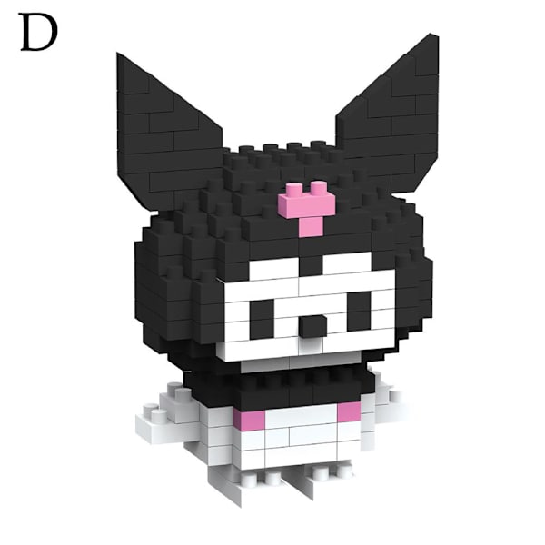 Byggklossleksaker Söta Mini Kuromi My Melody Cinnamoroll Hund S5 one-size