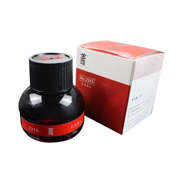 Glasflaska Bläck Fontänpenna Bläck Refill Patron Skola Kontorsmaterial R5 black 70ml