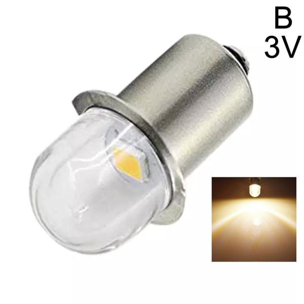 LED-miniatyrlampa DC 3V 4,5V 6V 12V 18V 1SMD ficklampa Byt ut warm white 3V