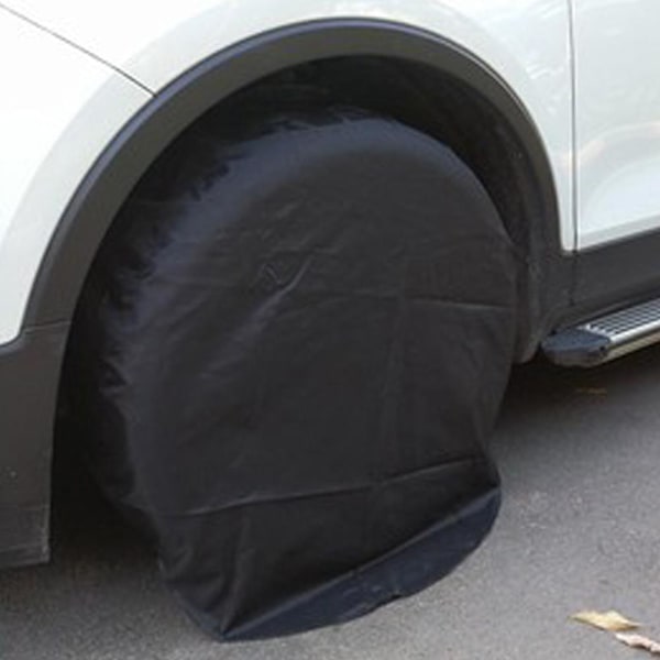 RV-däcköverdrag Hjulskyddsfodral Förvaringsväska För Lastbil Bil M Black 73*73cm one size